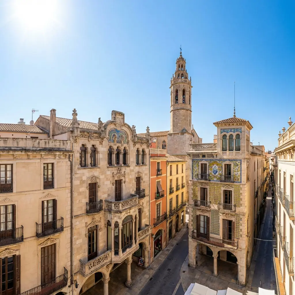 Panorámica de Reus desde terraza